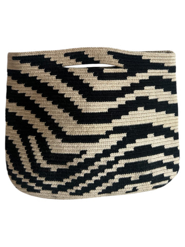 Wayuu estampado de mano. Tamaño M.