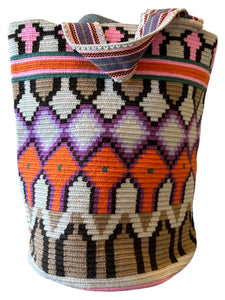 Wayuu estampado.Tote bag.