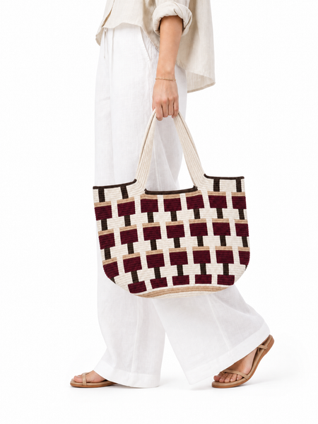 Wayuu estampado.Tote bag.